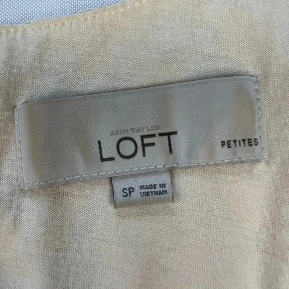 Anne Taylor LOFT Cream Crochet Sleeveless Tunic Top - Size Small Petite - Picture 8 of 11